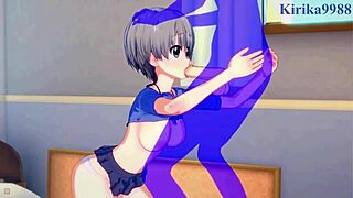 Hana Uzaki Fucks Yanagi Intensely In Hentai