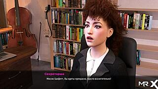 Boss-employee relations in the world of high fashion in a hentai game