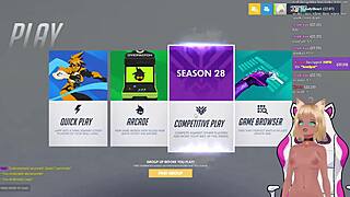 Vtuber Lewdneko Gets Spanked While Playing Overwatch Part 2