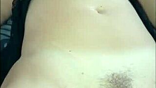 housewife uses vibrator toys for relaxation