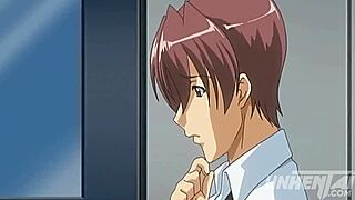 Hot teacher gets creampied by stud in uniform in class