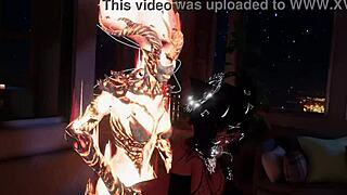 Hot Flamenco dancer in erotic VR experience with magic girl theme