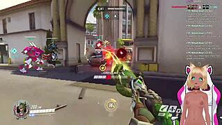 Vtuber Lewdneko Gets Spanked While Playing Overwatch Part 2