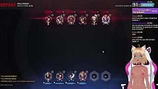 Vtuber Lewdneko Gets Spanked While Playing Overwatch Part 2