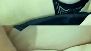 i enjoy the close up of the big clit and natural tits bouncing in quick missionary