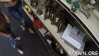 Sexy 18+ amateur gets rough missionary fucking and blowjob