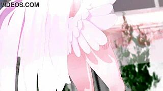 Sofia Grace enjoys intense DP with three big cocks