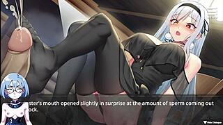 Get trapped in the erotic world of this witch in this Hentai game