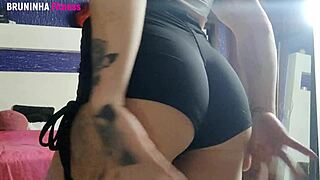 she wanted to show her new shorts, but who could focus on them with that big ass?