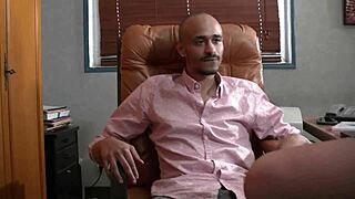 french beauty hints at wild threesome with two massive cocks in shaved pussy action