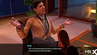 Boss-employee relations in the world of high fashion in a hentai game