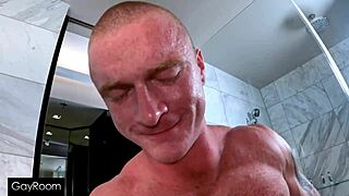 Hey, plumber stud, how about you use your tool to clear out Brody's drain hole? His ass is spreading for interracial assfucking!