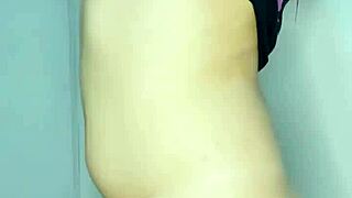 Can hot Colombian teen handle first anal creampie?