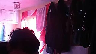 A slutty Canadian gets a deep throat facial with cum and jizz