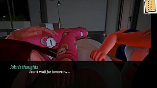 Redhead amateur teases with big tits in homemade family game