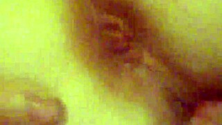 Wife gets wet creampie pumping.