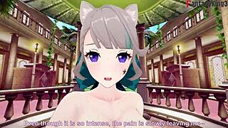 lynette sucking cock in genshin impact hentai?