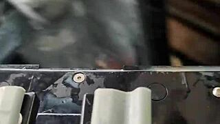 A new girl models in our anime hentai session