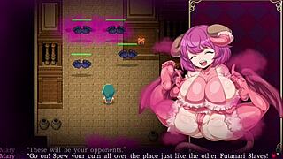 Succubus mage Kanade's curvy body in a huge cock quest