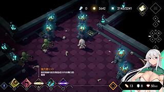 Hentai game with commented gameplay: Silver Moon Rogue 2