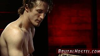 Extreme BDSM with an old man and a teen slave