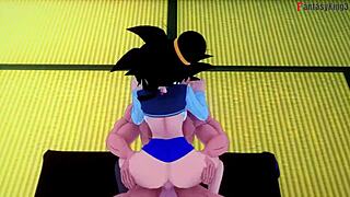 Chichi's Steamy Threesome With Gohan And Goku