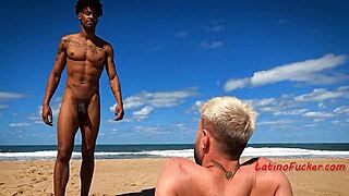 straight guy turns gay on beach