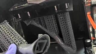 A new girl models in our anime hentai session