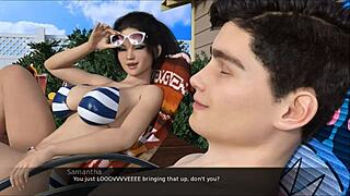 Stepsister gives big cock handjob in filf cap 11