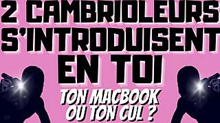 French burglars dominate with double penetration