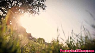 Curvy Blond Babe on Sofa Storyline