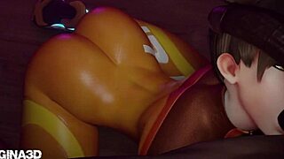 BBC Addiction Hits Tracer Hard in Wild 3D Interracial Action. Can She Handle the Monster?