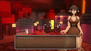 Hornycraft Parody: Teen Girl Gets Public Creampie In Crowd