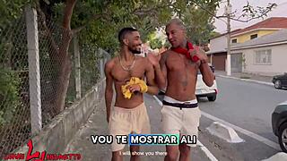 two friends share an intimate moment in a private setting