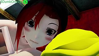 i think ruby and glinda from rwby is cute in this anime