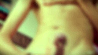 Jerking my big Latino cock until thick cum shoots everywhere!