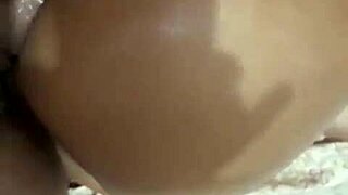 Brazilian milf's ass broken by monster black cock