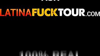 she learns 'harder' in spanish during rough doggystyle with monster cock