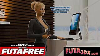 Futa3dx Comic: Blonde and Brunette Banged by Futa Redhead!