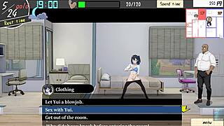 NTR lesson English version with anime hentai game instructions