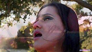 Stockinged milf dines on dick