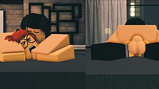 Roblox Porn Nerdy Ginger Slut Fucked In Bedroom