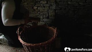 Blonde Farm Girl Gets Rammed Without Mercy