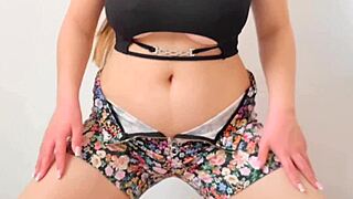 hot young girl flaunts big boobs in solo homemade clip