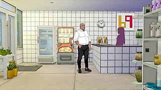 NTR lesson English version with anime hentai game instructions