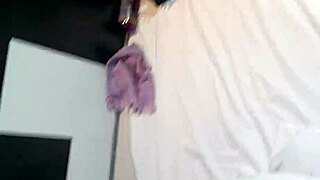 Naughty soap actress gets on all fours for cock