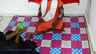 Fake Spiritualist in Cosplay Takes Advantage of Lonely Mature Milf, Cumming on Her Face with Dirty Talk