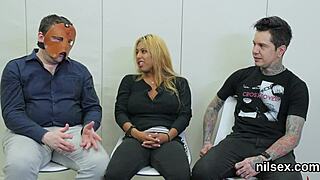 Foxy Chick Dragged to Butthole Madhouse for Harsh Anal Therapy