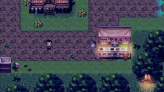 tanned girl natsuki gets pussy wet from exhibitionist peeing in hentai game episode 35