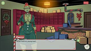 3D animated porn game featuring a monster cock